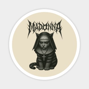 Madonna black metal Magnet